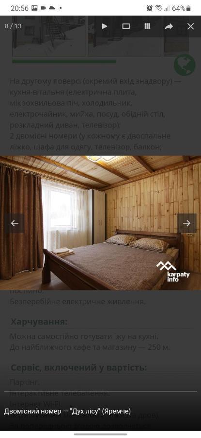 Villa Дух Лісу Yaremche Exterior foto